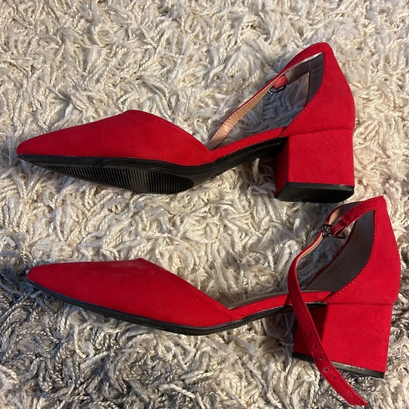 A New Day - Red Block Heels - Picture 2 of 4
